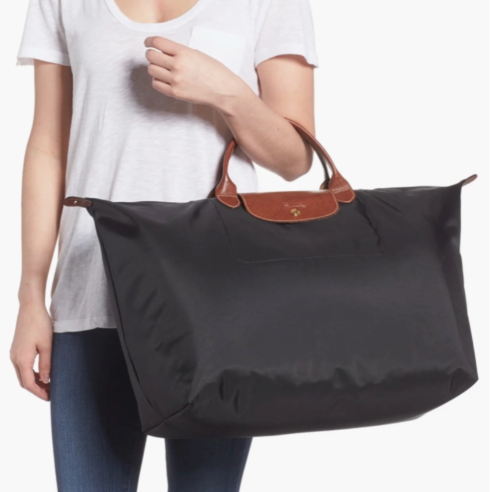 Longchamp Le Pliage Large Original Travel Bag – Black